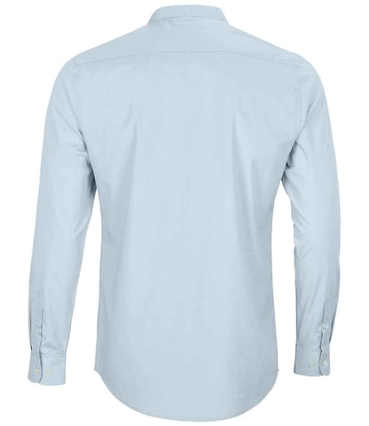 NEOBLU - Bart Mao Collar Long Sleeve Poplin Shirt - Pierre Francis