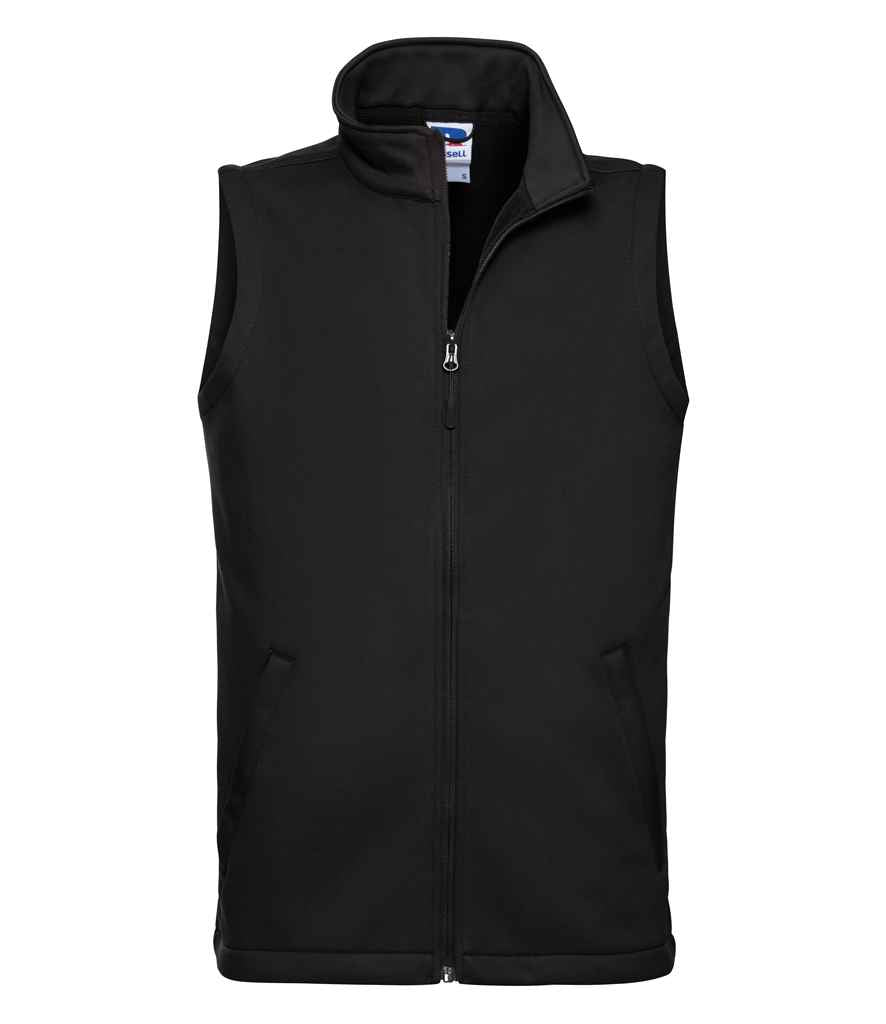 Russell - Athletic Smart Soft Shell Gilet - 041M BLK XS
