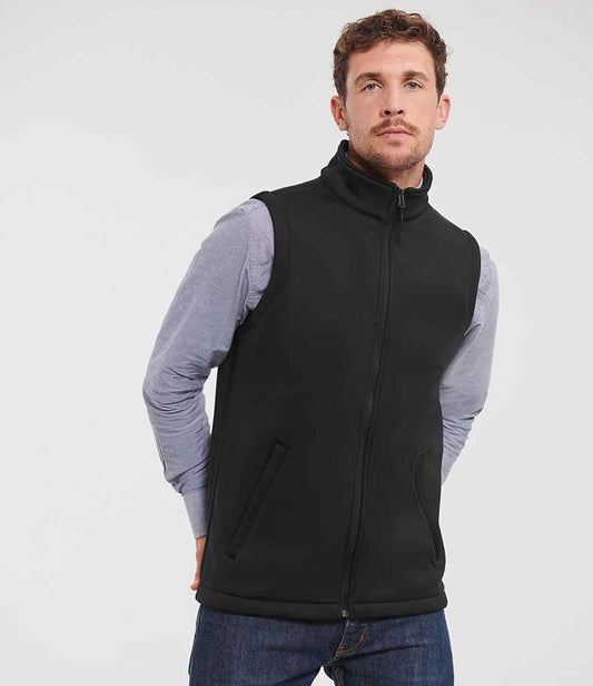 Russell - Athletic Smart Soft Shell Gilet - 041M BLK XS