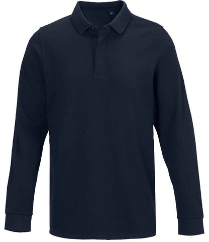 NEOBLU - Owen Long Sleeve Piqué Polo Shirt - 04396 NGT S