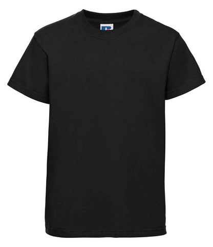 Russell Schoolgear - Kids Classic Ringspun T-Shirt - 180B BLK 1-2