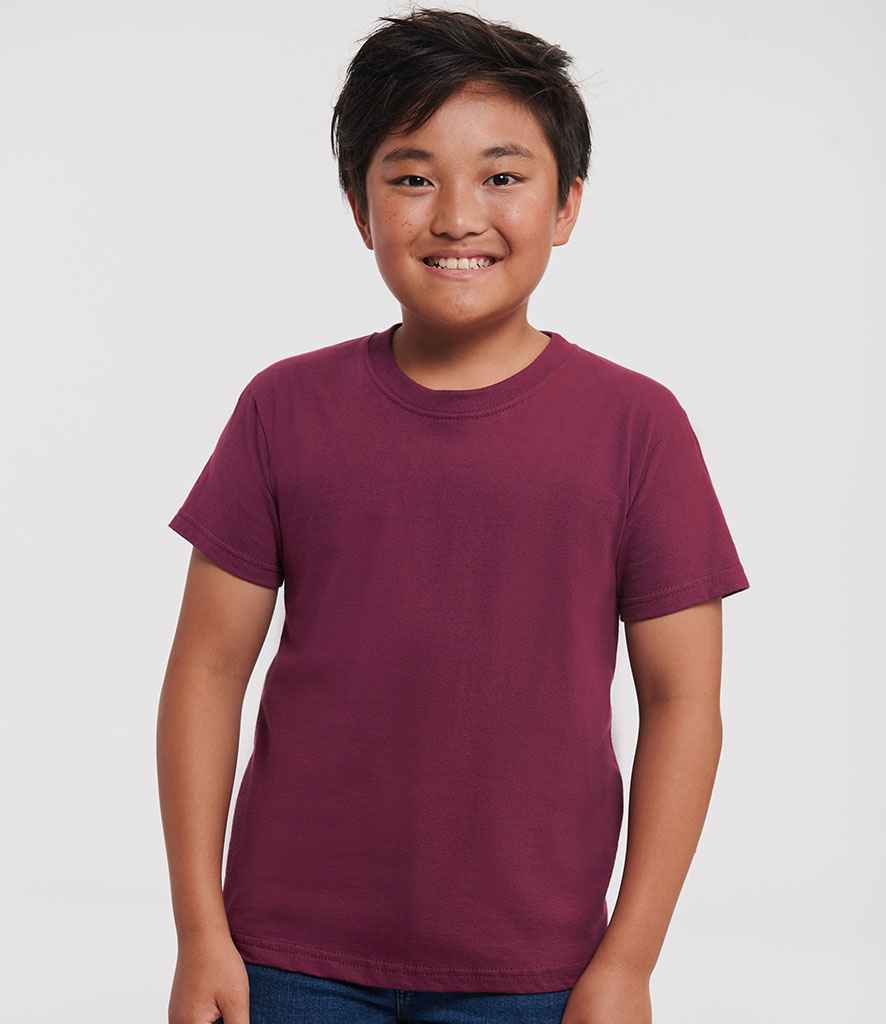 Russell Schoolgear - Kids Classic Ringspun T-Shirt - 180B BUR 1-2