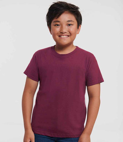 Russell Schoolgear - Kids Classic Ringspun T-Shirt - 180B BUR 1-2