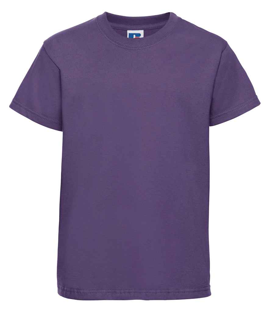 Russell Schoolgear - Kids Classic Ringspun T-Shirt - 180B BLK 1-2