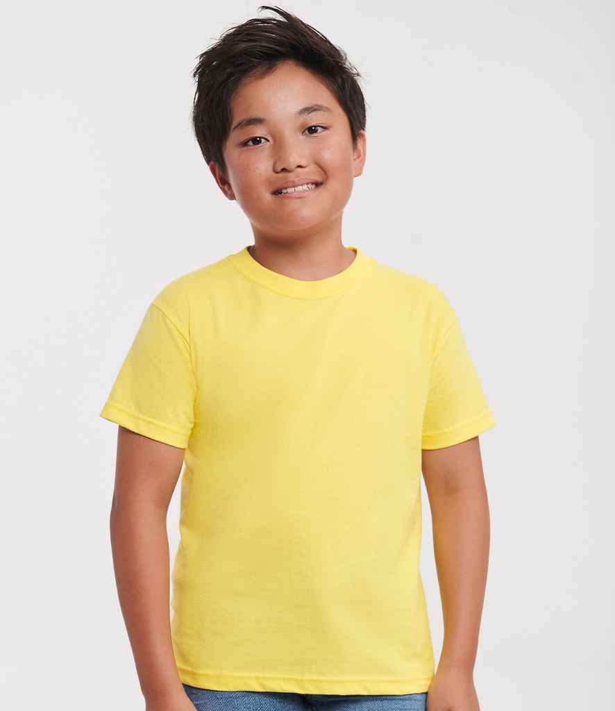 Russell Schoolgear - Kids Classic Ringspun T-Shirt - 180B YEL 1-2