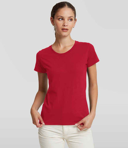 Russell Athletic Ladies Authentic Classic Ringspun T-Shirt - 180F CSR XS