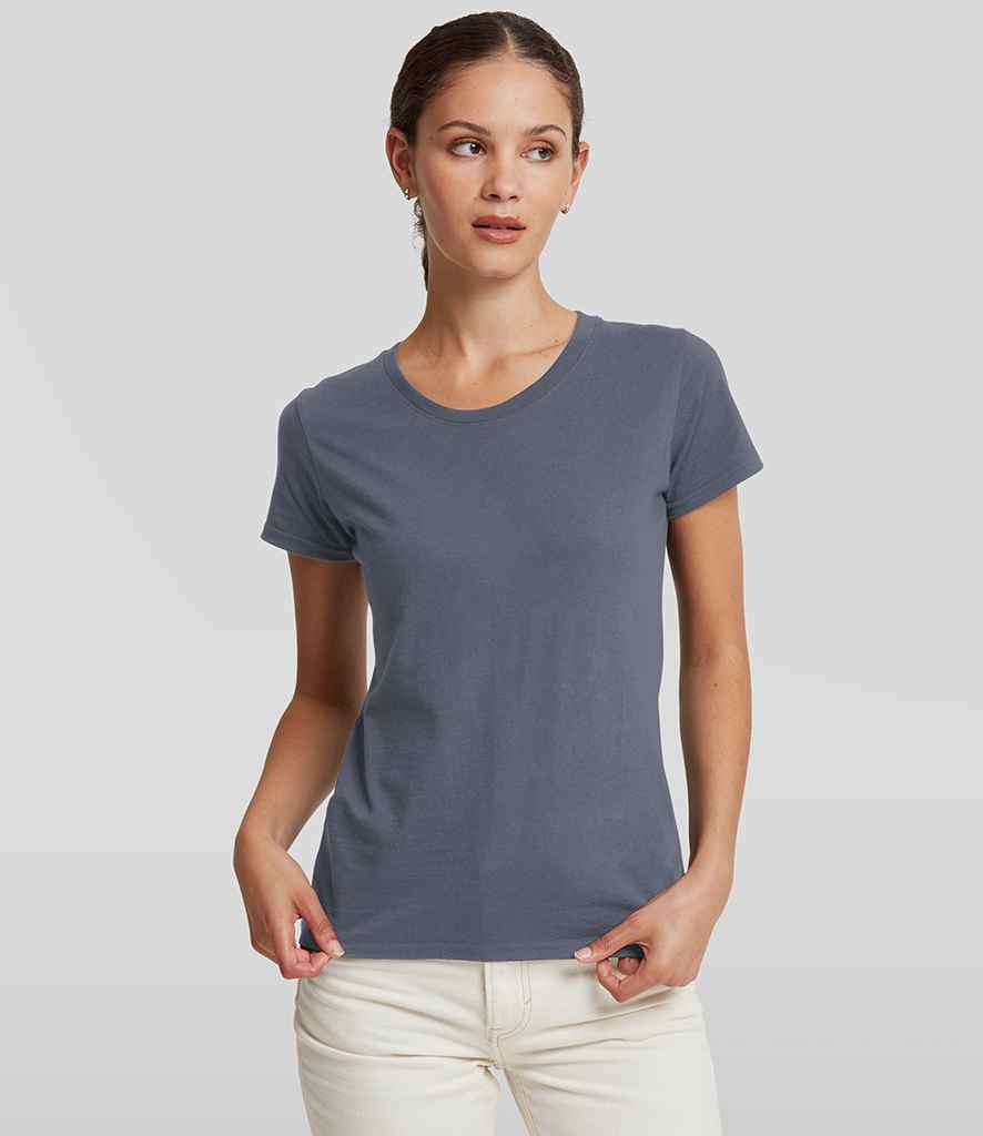 Russell Athletic Ladies Authentic Classic Ringspun T-Shirt - 180F CVY XS