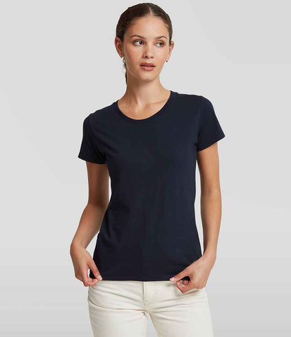 Russell Athletic Ladies Authentic Classic Ringspun T-Shirt - 180F FNA XS