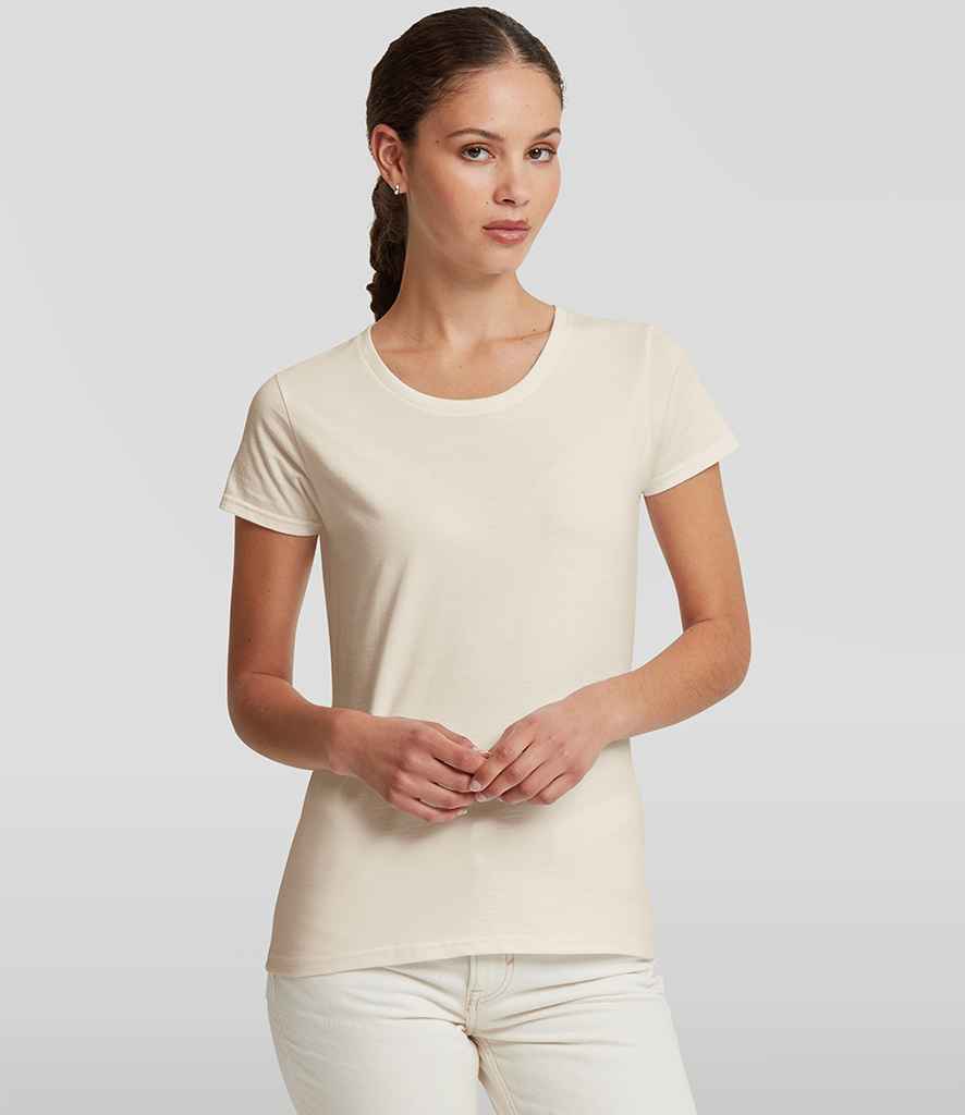 Russell Athletic Ladies Authentic Classic Ringspun T-Shirt - 180F NAT XS