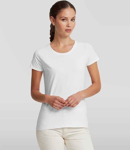 Russell Athletic Ladies Authentic Classic Ringspun T-Shirt - 180F WHI XS