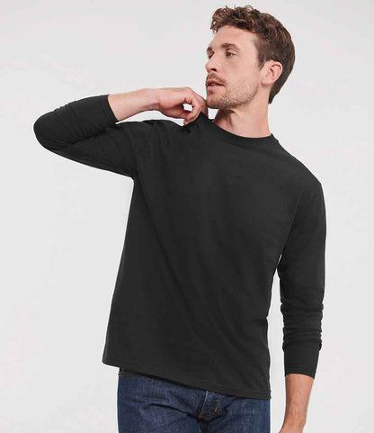 Russell - Classic Long Sleeve T-Shirt - 180L BLK XS