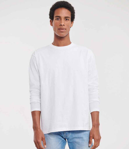 Russell - Classic Long Sleeve T-Shirt - 180L WHI XS