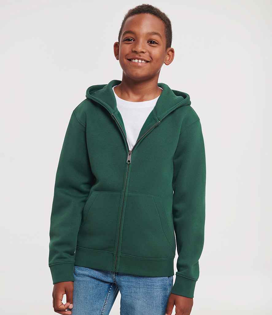 Russell - Kids Authentic Zip Hooded Sweatshirt - Pierre Francis