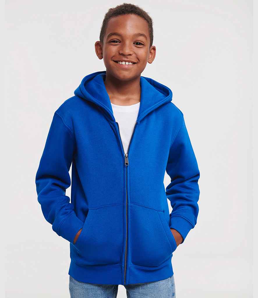 Russell - Kids Authentic Zip Hooded Sweatshirt - Pierre Francis