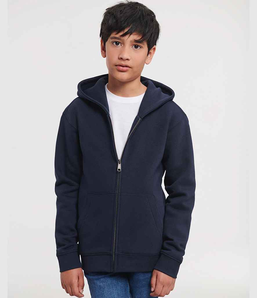Russell - Kids Authentic Zip Hooded Sweatshirt - Pierre Francis