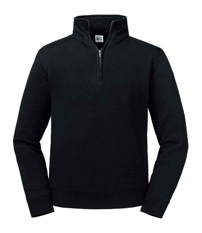 Russell - Authentic Zip Neck Sweatshirt