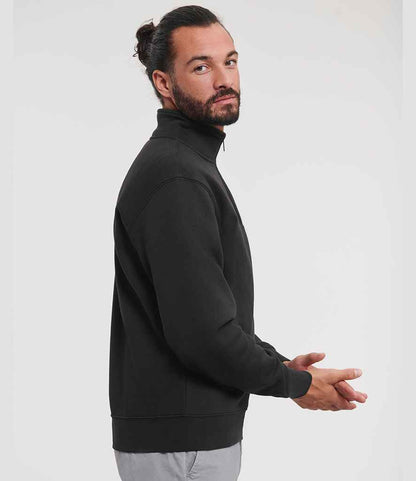 Russell - Authentic Zip Neck Sweatshirt - Pierre Francis