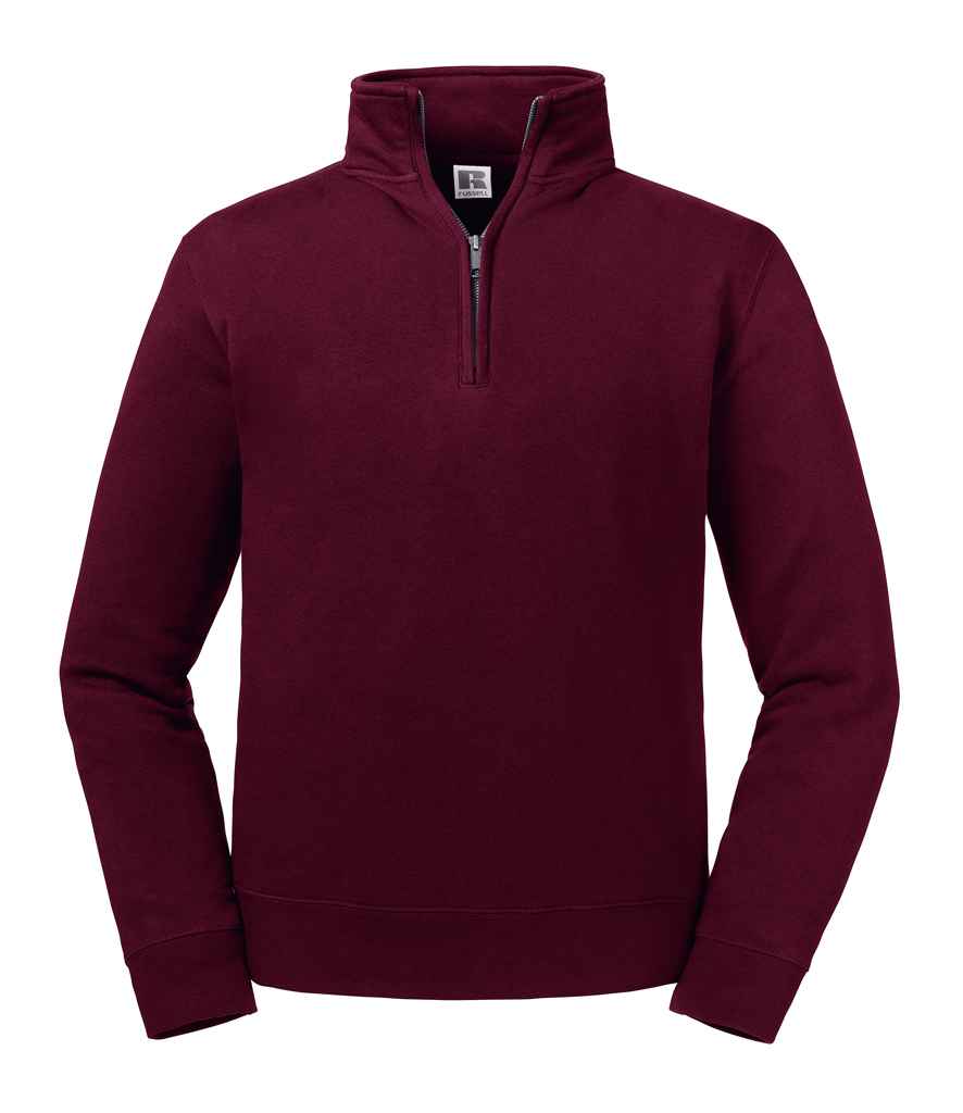 Russell - Authentic Zip Neck Sweatshirt