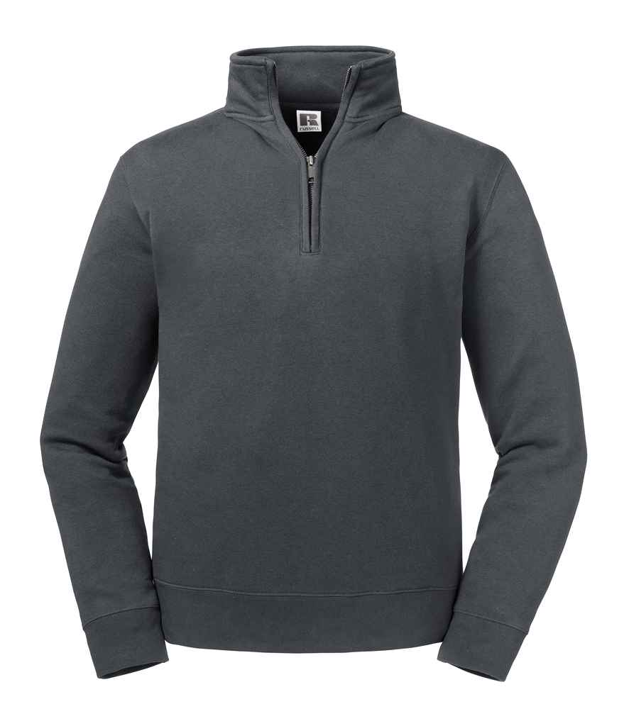 Russell - Authentic Zip Neck Sweatshirt