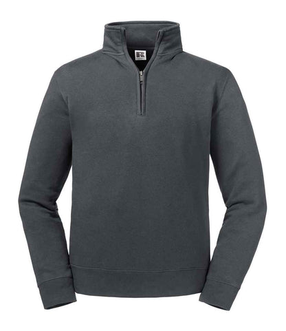Russell - Authentic Zip Neck Sweatshirt