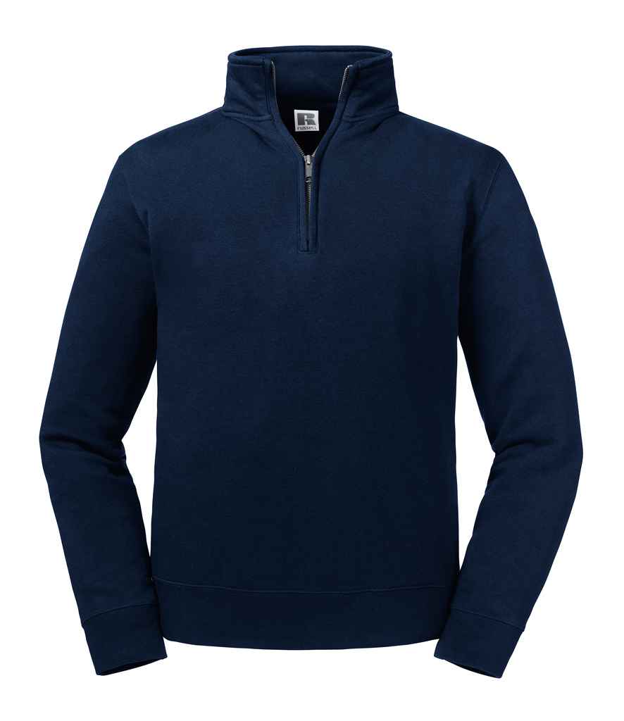 Russell - Authentic Zip Neck Sweatshirt