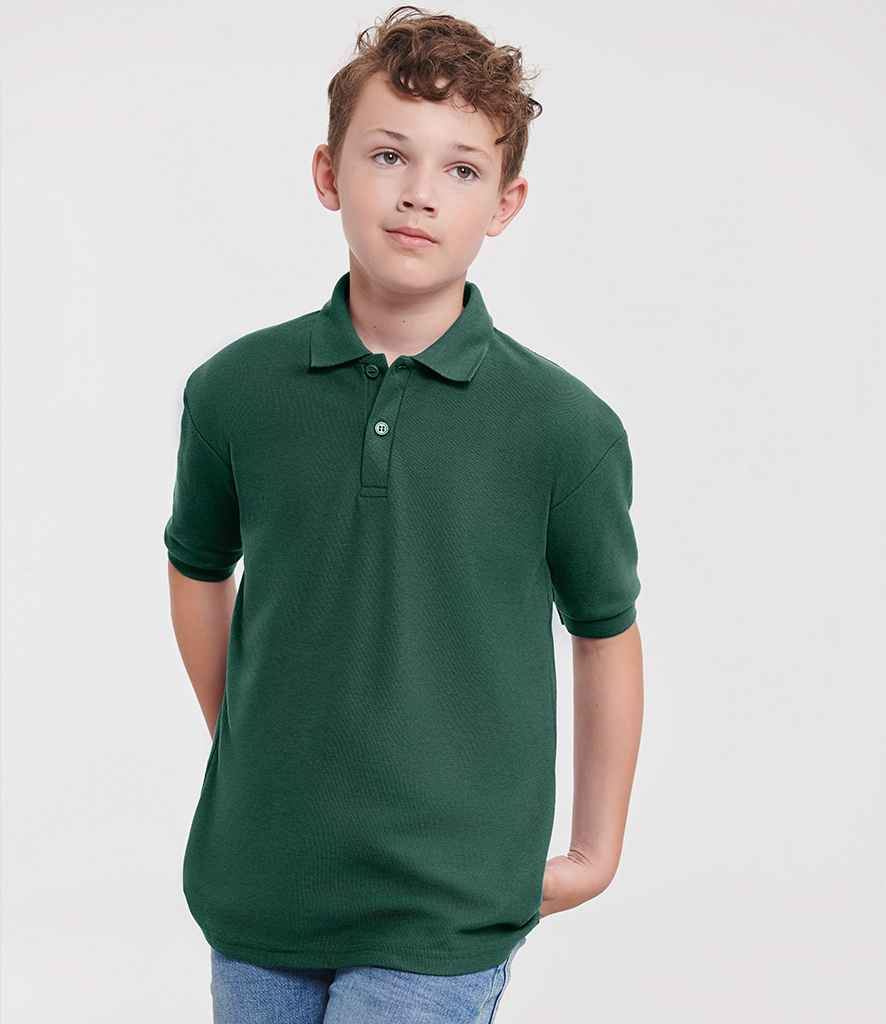 Russell Athletic - Kids Poly/Cotton Piqué Polo Shirt - 539B BOT 1-2