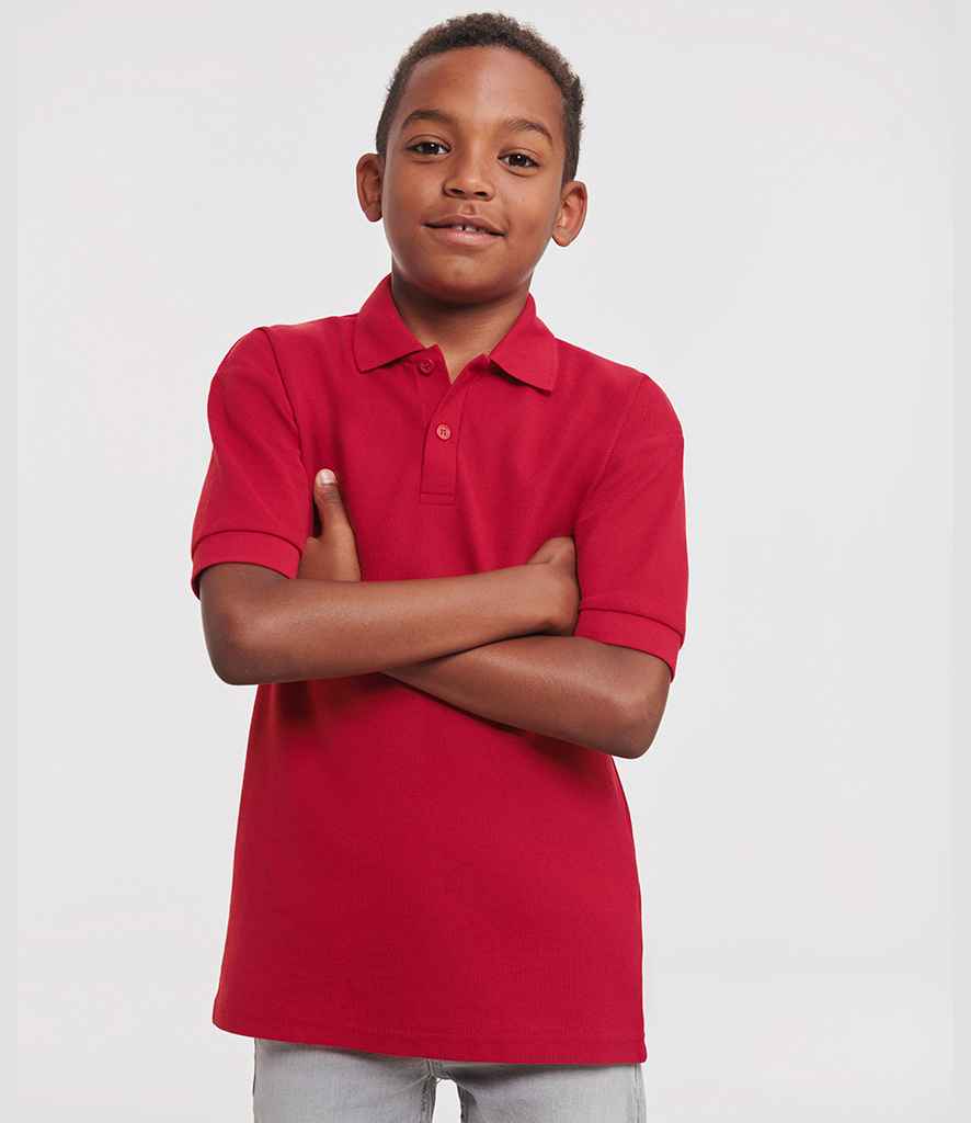Russell Athletic - Kids Poly/Cotton Piqué Polo Shirt - 539B CSR 1-2