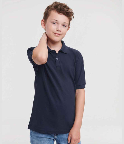 Russell Athletic - Kids Poly/Cotton Piqué Polo Shirt - 539B FNA 1-2