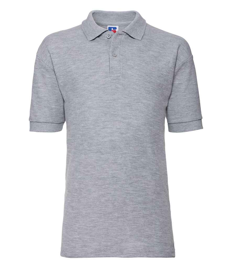 Russell Athletic - Kids Poly/Cotton Piqué Polo Shirt - 539B BLK 1-2