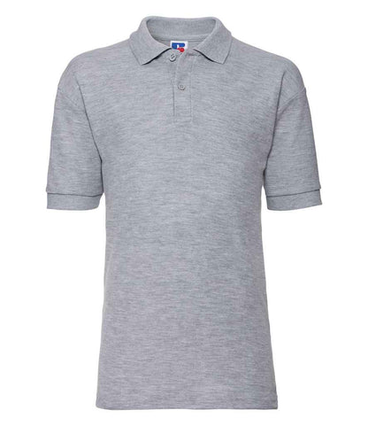 Russell Athletic - Kids Poly/Cotton Piqué Polo Shirt - 539B BLK 1-2