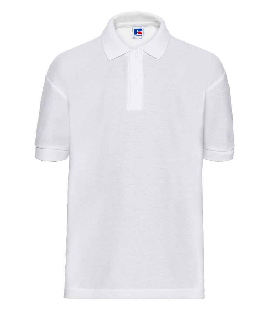 Russell Athletic - Kids Poly/Cotton Piqué Polo Shirt - 539B BLK 1-2