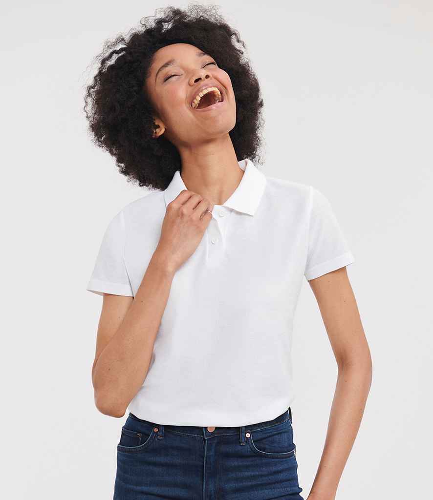 Russell - Ladies Classic Poly/Cotton Piqué Polo Shirt - 539F WHI 8