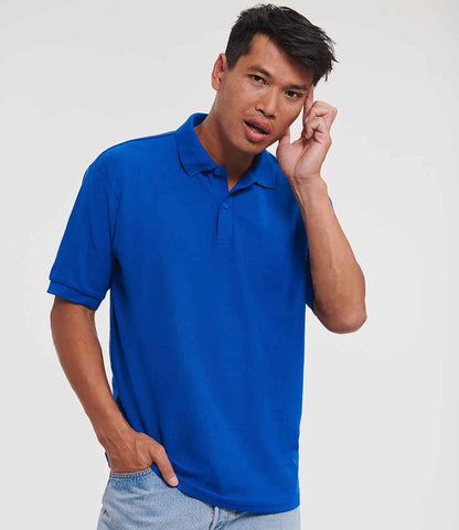 Russell - Poly / Cotton Piqué Polo Shirt - 539M BRO XS