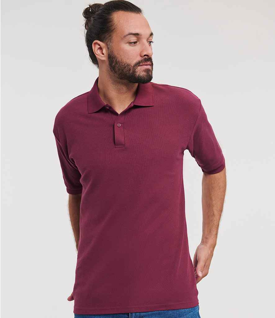 Russell - Poly / Cotton Piqué Polo Shirt - 539M BUR XS
