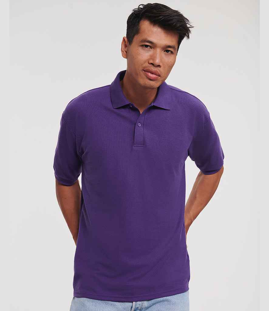 Russell - Poly / Cotton Piqué Polo Shirt - 539M PUR XS