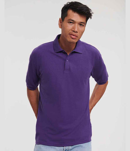 Russell - Poly / Cotton Piqué Polo Shirt - 539M PUR XS