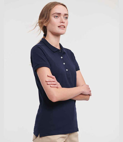 Russell - Ladies Stretch Piqué Polo Shirt - Pierre Francis