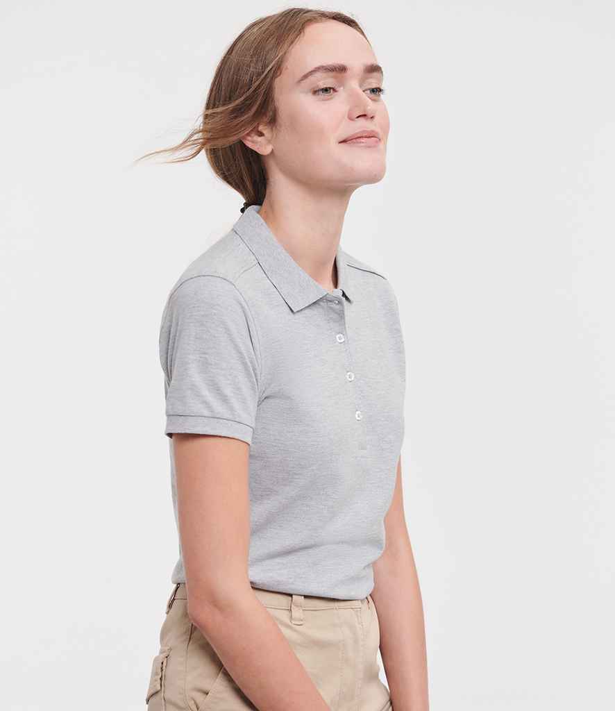Russell - Ladies Stretch Piqué Polo Shirt - Pierre Francis