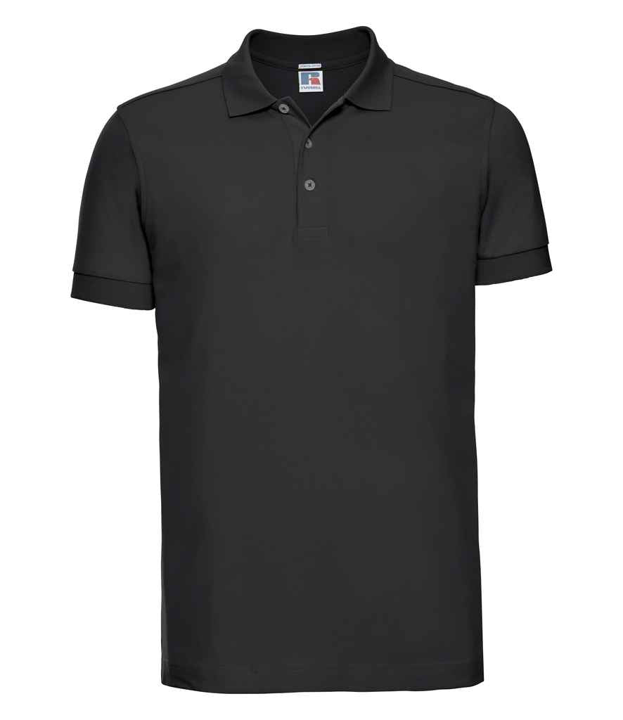 Russell - Stretch Piqué Polo Shirt - 566M AZR S