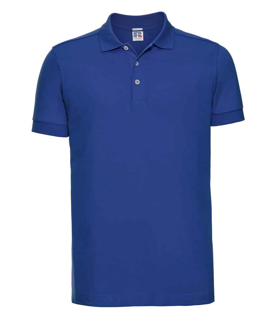 Russell - Stretch Piqué Polo Shirt - 566M AZR S