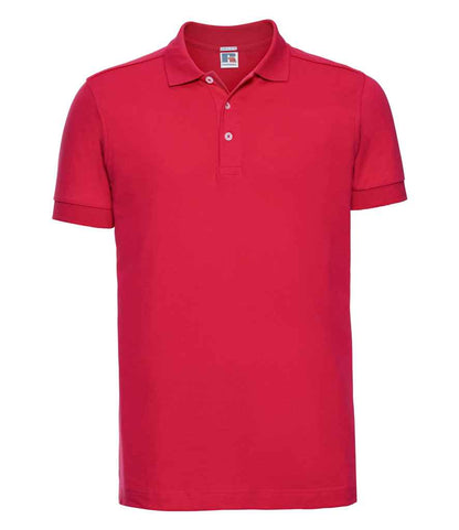 Russell - Stretch Piqué Polo Shirt - 566M AZR S