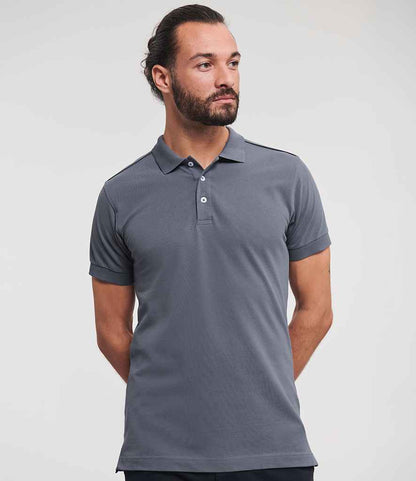 Russell - Stretch Piqué Polo Shirt - 566M CVY S