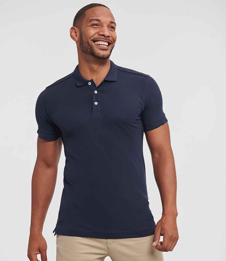 Russell - Stretch Piqué Polo Shirt - 566M FNA S