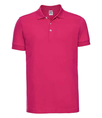 Russell - Stretch Piqué Polo Shirt - 566M AZR S