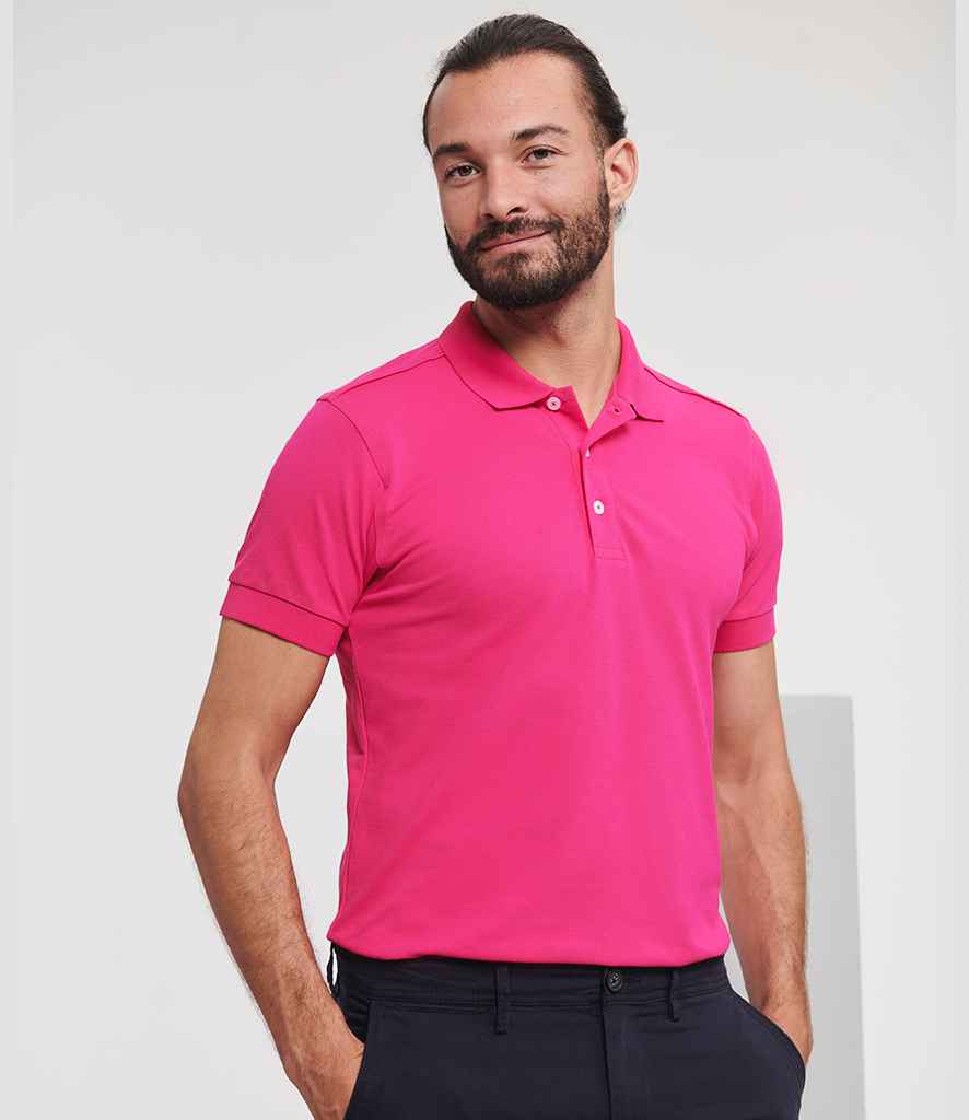Russell - Stretch Piqué Polo Shirt - 566M FUS S