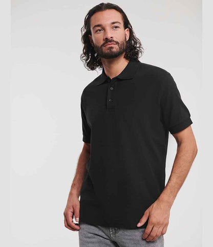 Russell Athletic - Ultimate Cotton Piqué Polo Shirt - 577M BLK XS