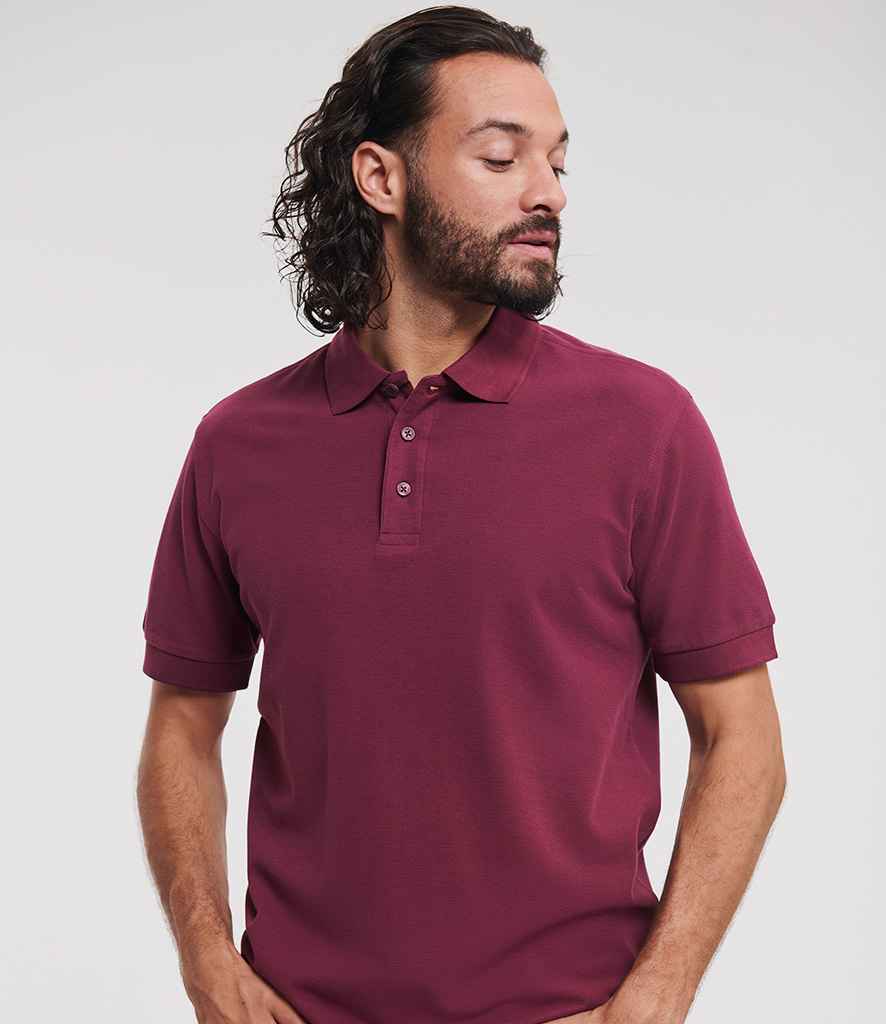 Russell Athletic - Ultimate Cotton Piqué Polo Shirt - 577M BUR XS