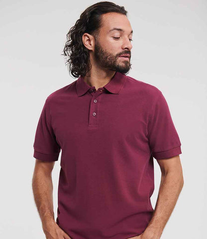 Russell Athletic - Ultimate Cotton Piqué Polo Shirt - 577M BUR XS