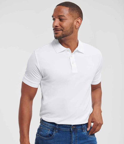 Russell Athletic - Ultimate Cotton Piqué Polo Shirt - 577M WHI XS