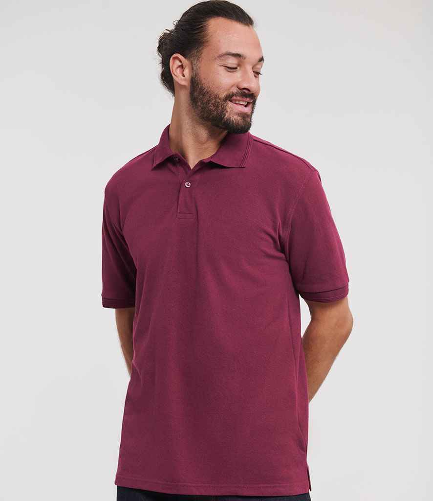Russell - Hardwearing Poly/Cotton Piqué Polo Shirt - Pierre Francis